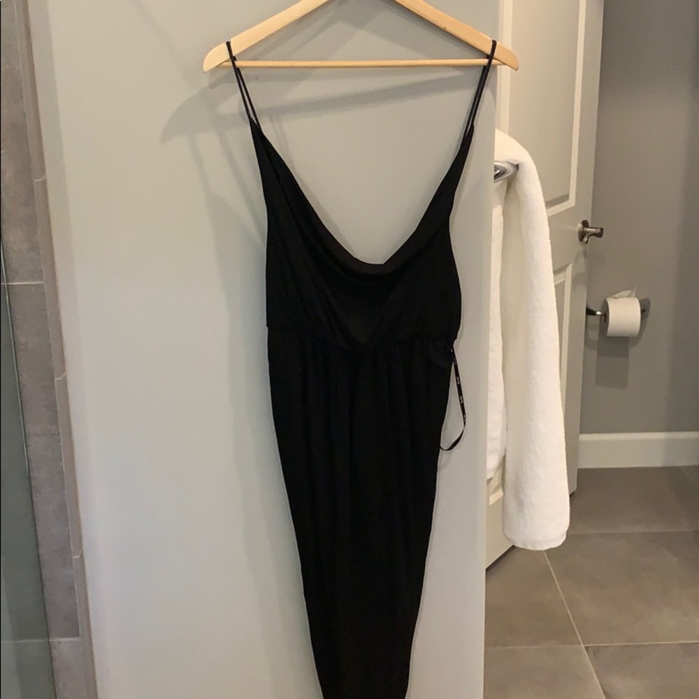 Low back ruched cocktail dress